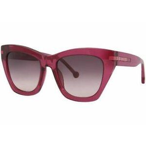 Carolina Herrera Women's Butterfly Brown Gradient Sunglasses